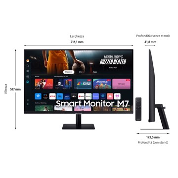 F.g./monitor 32" samsung ls32dm700uuxen