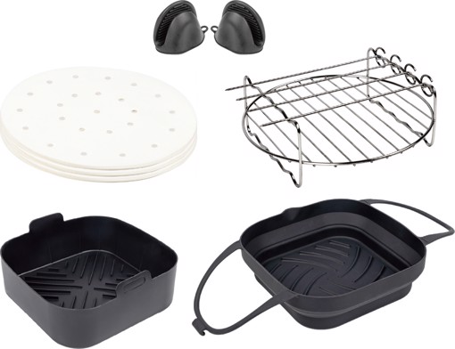 TWEED Set accessori per friggitrice ad aria
