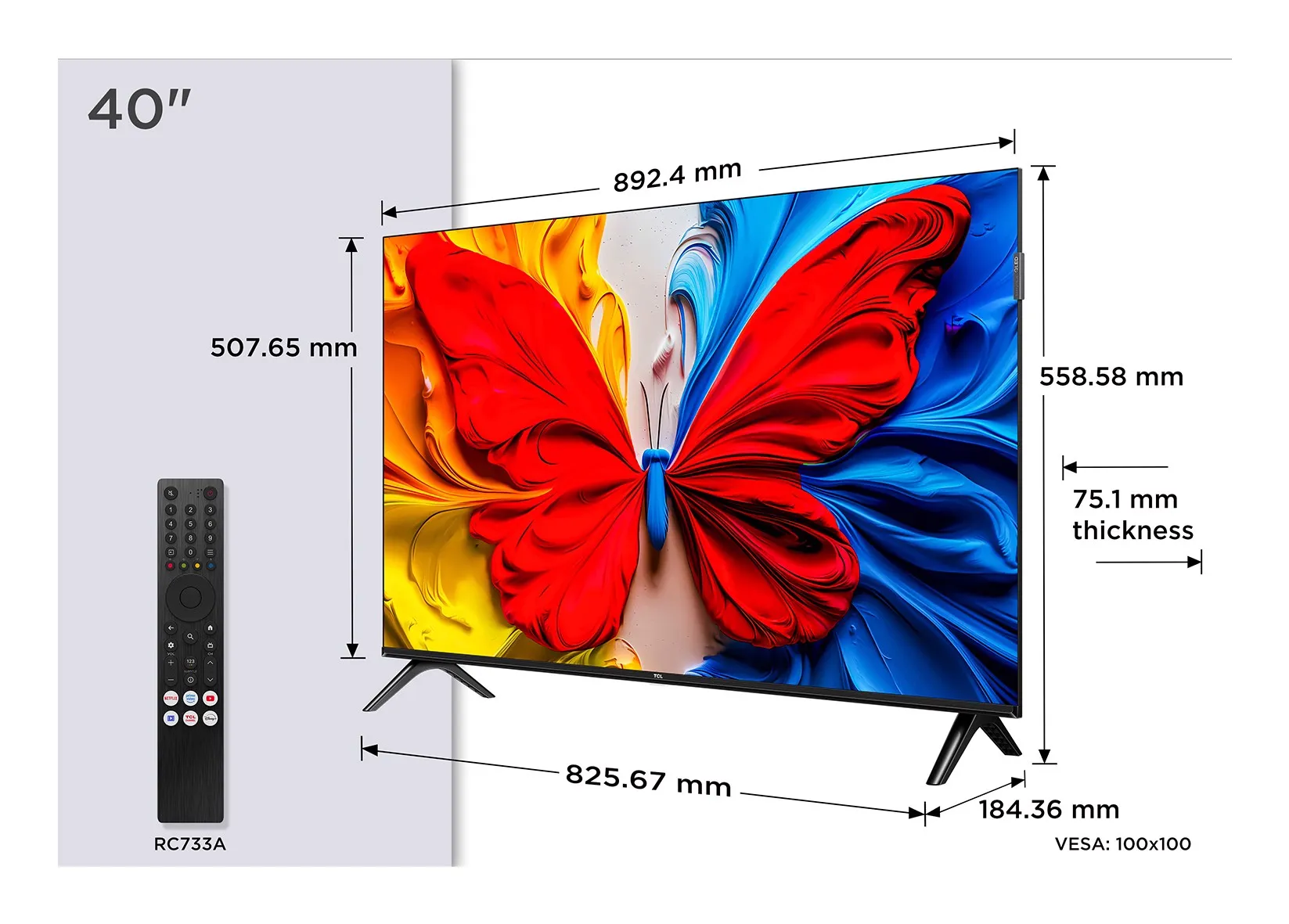 TCL S59K Serie Smart TV QLED FHD 40