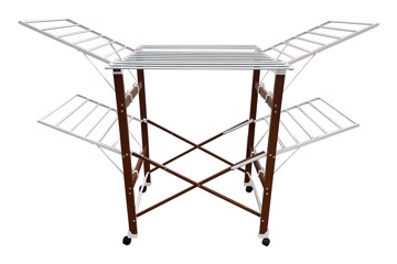 Stendibiancheria pieghevole h112 p83 l175 aperto