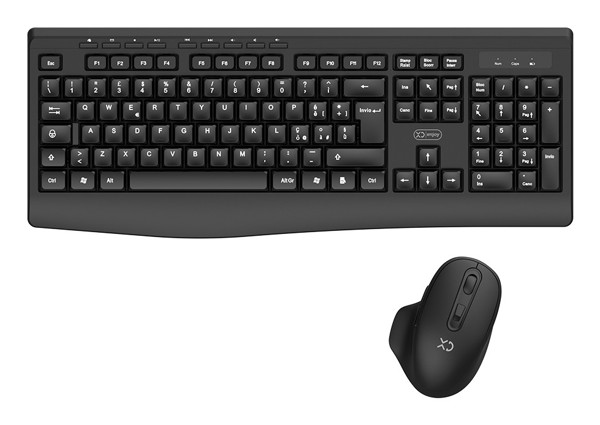 XD Enjoy XDYM7059 tastiera Mouse incluso RF Wireless QWERTY Italiano Nero