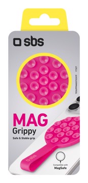 SBS TESUPPMAGSTICKYP Supporto compatibile MagSafe Sticky rosa