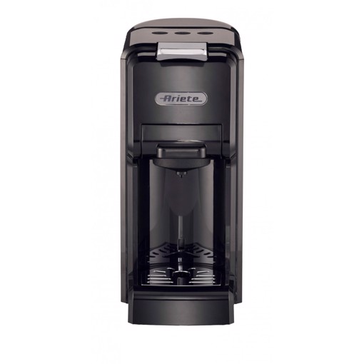 Ariete 1304/1 Macchina da caffè a cassetti, 1350W, Capacità serbatoio 0,7L, Pressione 19 bar, 2 tipologie di caffè, Capsule Nespresso* e Dolcegusto*, Cialde e Polvere, Nero