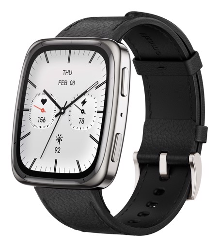 Amazfit Active 2 4,45 cm (1.75") AMOLED Digitale 390 x 450 Pixel Touch screen Acciaio inox
