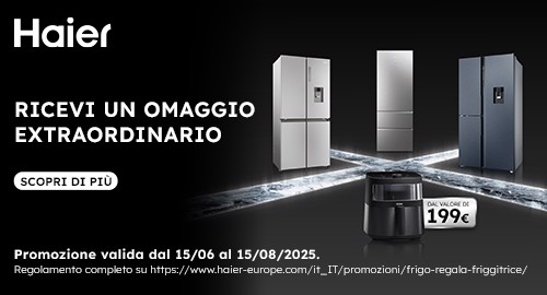 HAIER FREDDO REGALA FRIGGITRICE 