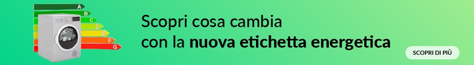 Nuova etichetta energetica asciugatrici