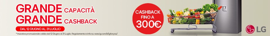 Frigoriferi LG doppia porta: spazio, freschezza e cashback
