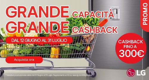 Frigoriferi LG doppia porta: spazio, freschezza e cashback