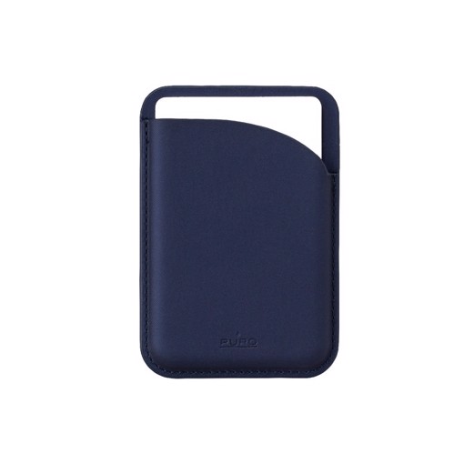 PURO PUWMAG1DKBLUE portafoglio, portacarte e portadocumenti da viaggio Blu marino PU pelle