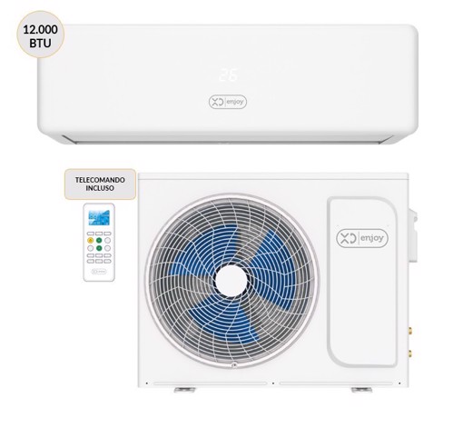 XD Enjoy XDCSD12UE + XDCSD12UI Climatizzatore split system Bianco