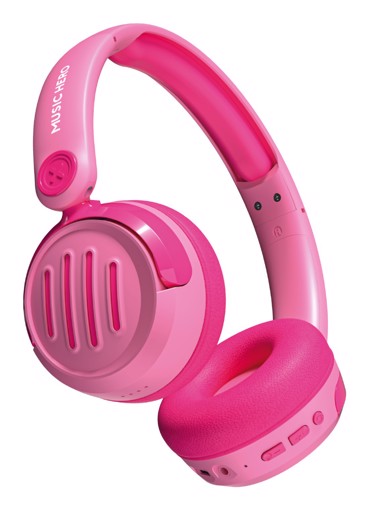 SBS TTHEADPHONEKIDB Auricolare Wireless A Padiglione Musica e Chiamate USB tipo-C Bluetooth Rosa