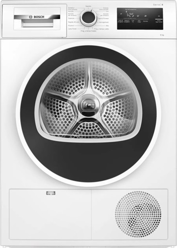 Bosch Serie 4 WTH85208II asciugatrice Libera installazione Caricamento frontale 8 kg Nero, Bianco