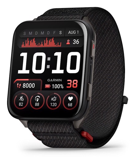 Garmin Venu X1 3,56 cm (1.4") AMOLED Digitale 448 x 486 Pixel Touch screen Nero Wi-Fi GPS (satellitare)