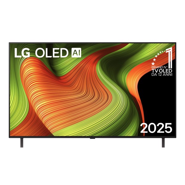 LG OLED AI OLED55B56LA TV Serie B5 55'' 4K, α8 Gen2, Dolby Vision, 20W, 4 HDMI con VRR 120Hz, G-Sync, Smart TV WebOS 25
