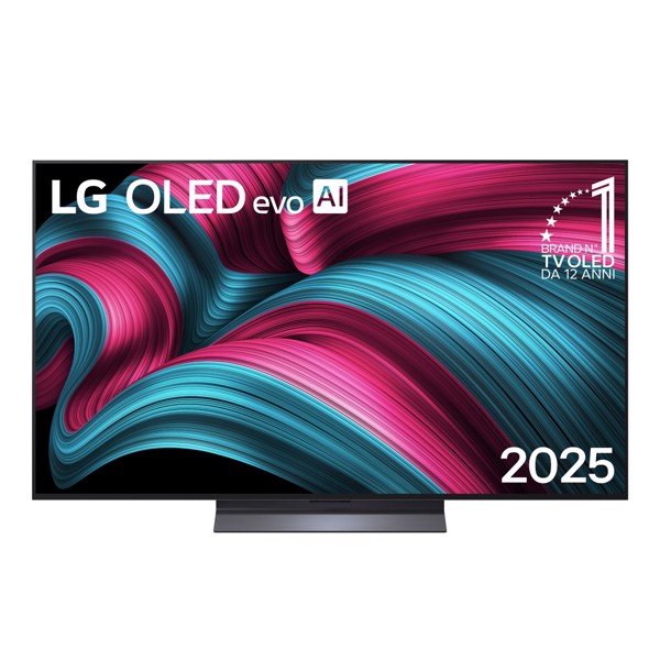 LG OLED evo AI OLED55C55LA TV Serie C5 55'' 4K, α9 Gen8, Brightness Booster, 40W, 4 HDMI, VRR 144Hz, Smart TV WebOS 25