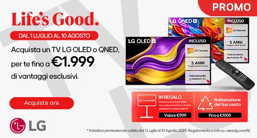 Solo con i TV OLED LG per te in regalo StanByME