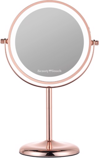 Beauty Touch XDGF736 specchietto per trucco Libera installazione Rotondo Rose Gold