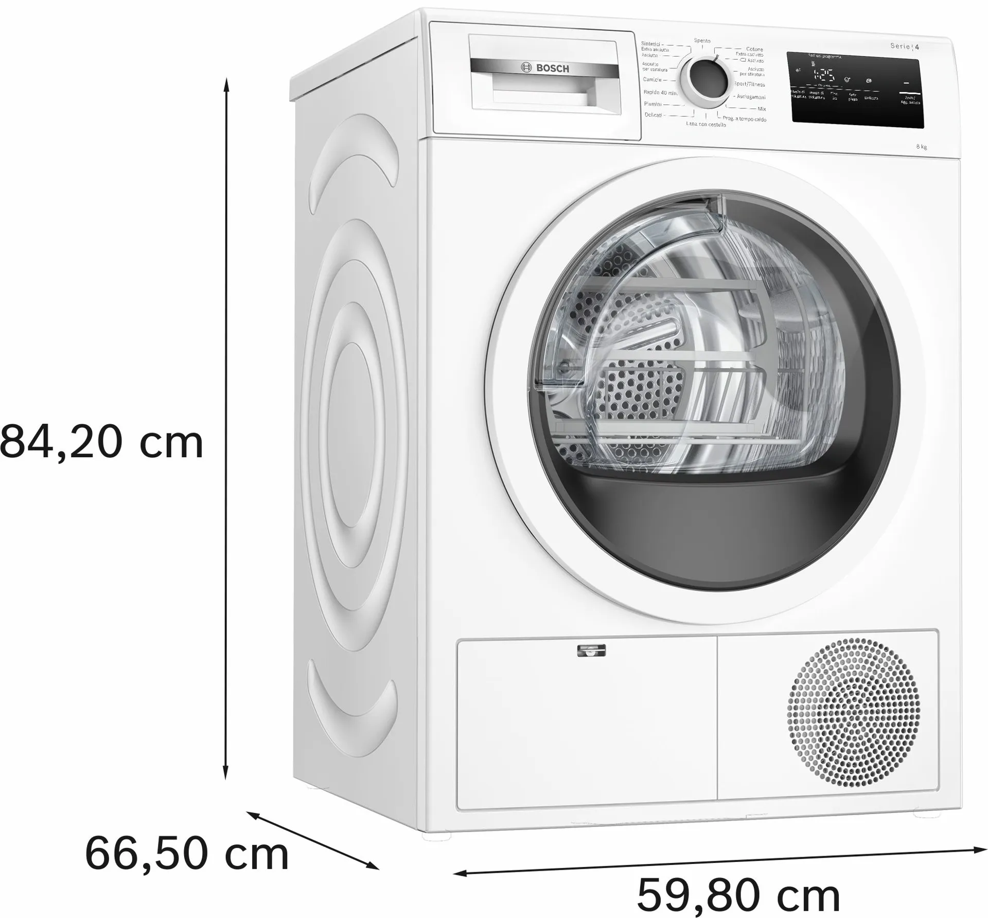 Pour BOSCH Wte , Wts , Wtv Series 7 Sèche Linge Blanc Porte Poignée - Foto 7