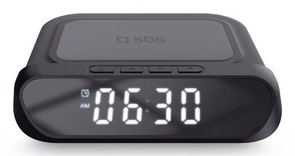 SBS TEWIRCLOCK sveglia Sveglia digitale Nero