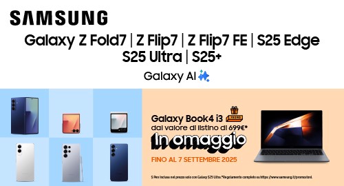 Samsung Galaxy Premium 2025 regalano Samsung Galaxy Book4