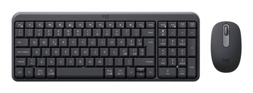 Logitech MK250 Compact Bluetooth Wireless Combo tastiera Mouse incluso Universale Italiano Grafite