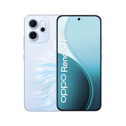 OPPO 14 F 5G Reno14 F 5G 16,7 cm (6.57") Doppia SIM Android 15 USB tipo-C 8 GB 256 GB 6000 mAh Blu