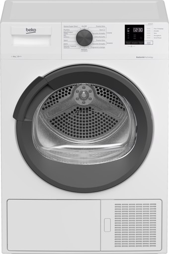Beko DRXS827A: Asciugatrice Slim, 8 kg, a Pompa di Calore