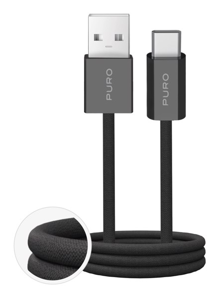 PURO PUCAC10WFABK415MTBLK cavo USB USB 2.0 1,5 m USB A USB C Nero