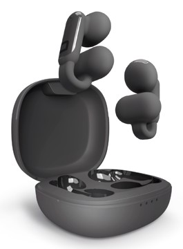 Auricolare clip tws nero