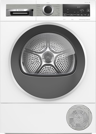 Bosch Serie 6 WQG235D0IT Asciugatrice a pompa di calore 8 kg Bianco