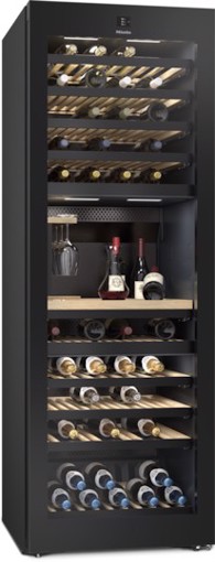 Miele KWT 4999 F Libera installazione Nero 146 bottiglia/bottiglie
