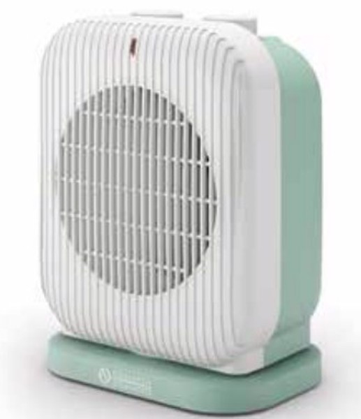 Olimpia Splendid Caldo Funky Interno Verde, Bianco 2000 W Riscaldatore ambiente elettrico con ventilatore