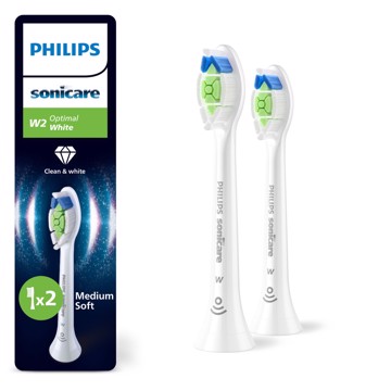 Ricabio spazzolino elettrico 2 refills w2 sbiancante