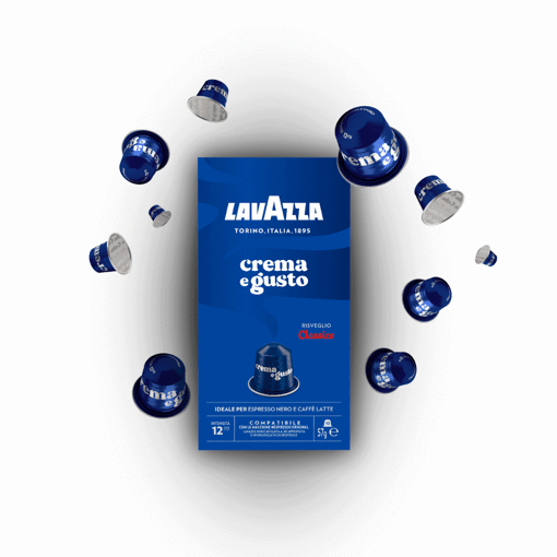 Lavazza Capsule Compatibili Nespresso Crema e Gusto, 10 Capsule