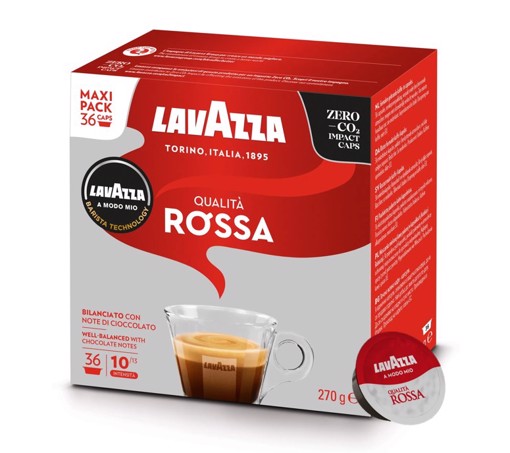 Lavazza A Modo Mio Qualità Rossa, 36 Capsule