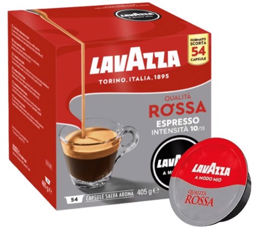 Lavazza A Modo Mio Qualità Rossa, 54 Capsule