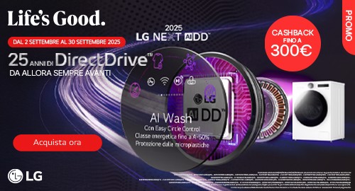LG DirectDriveTM: 25 anni sempre avanti