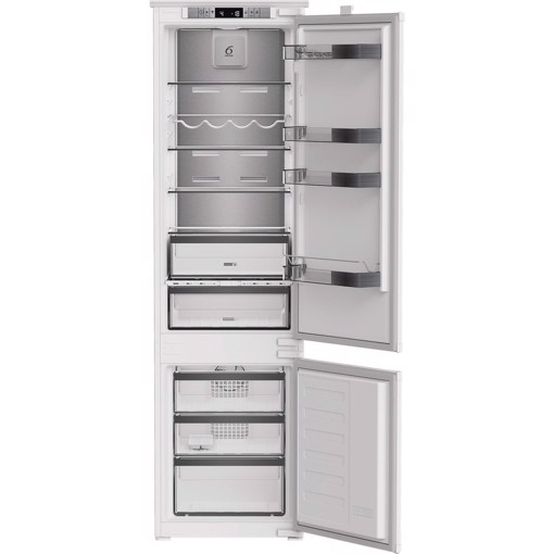 Whirlpool WHKN 3283 B4E Frigorifero combinato a incasso, Total No Frost ventilato, 55 cm, Classe E, Bianco, 37 db, h 194cm