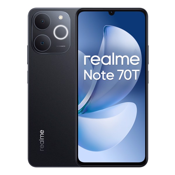 realme Note 70T 17,1 cm (6.74") Doppia SIM Android 15 4G USB tipo-C 4 GB 256 GB 6000 mAh Nero