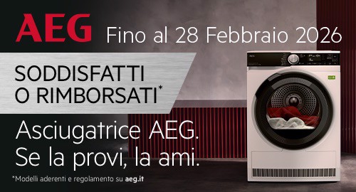 ASCIUGATRICE AEG. SE LA PROVI, LA AMI.
