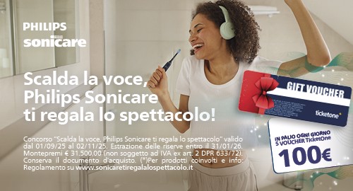 Scalda la voce, Philips Sonicare ti regala lo spettacolo