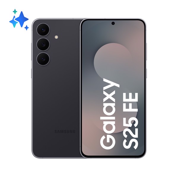 Samsung Galaxy S25 FE, Smartphone AI, Display Dynamic AMOLED 2X 6.7'', Fotocamera 50MP, 8GB RAM, 256GB, Batteria 4.900 mAh, Jetblack