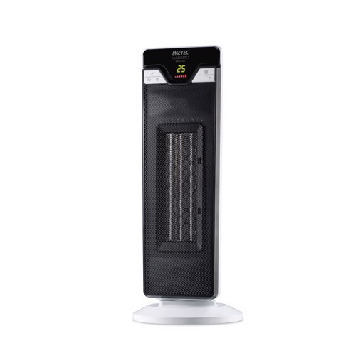 Imetec Eco Ceramic, Termoventilatore, Stufetta elettrica, Tecnologia ceramica, Basso consumo energetico, Silenzioso, 3 livelli di temperatura, Termostato ambiente