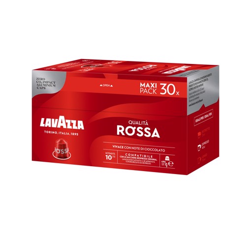 Lavazza Capsule Compatibili Nespresso Qualità Rossa, 30 Capsule