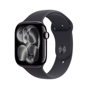 Apple watch series 11gps46mm black sport band - m/l