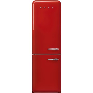 Frigorifero combinato rosso h196,8 l60,1 p72,8 apert sini