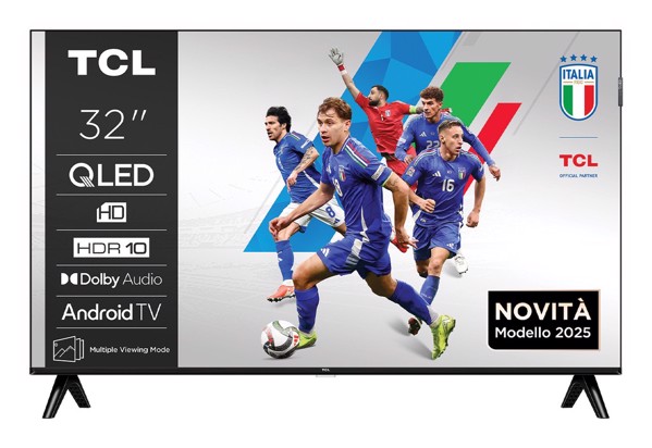 TCL Serie S49K Smart TV HD QLED 32" 32S49K, Dolby Audio, HDR10, Android TV