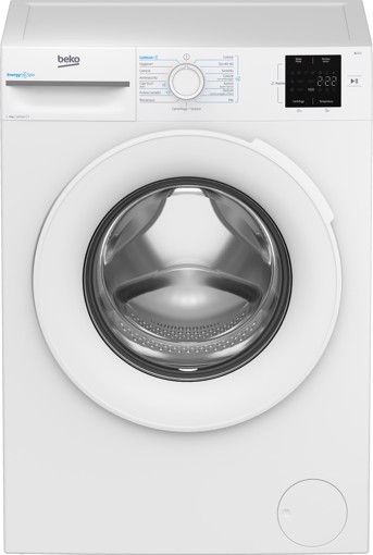 Beko b300 BMWRU3821W Lavatrice 8kg, Classe A, 1200giri, colore bianco, tecnologia EnergySpin™, cassetto detersivo autopulente