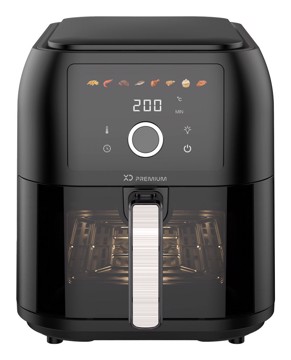 Friggitrice ad aria digitale 1700w timer capacita'8l+acces