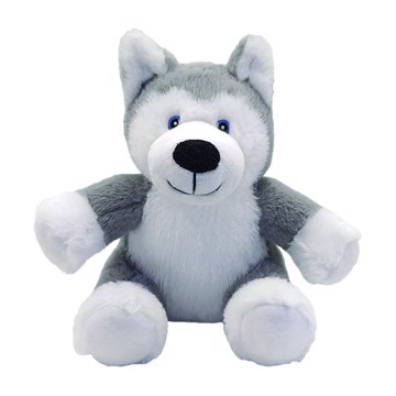 Pupazzo risc.microonde huskey riscaldabile e refrigerabile